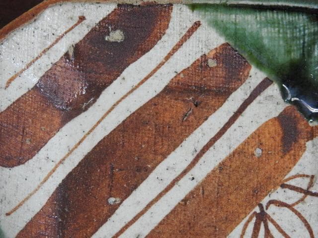 織部（八隅額皿）隅切小皿　5客　M839