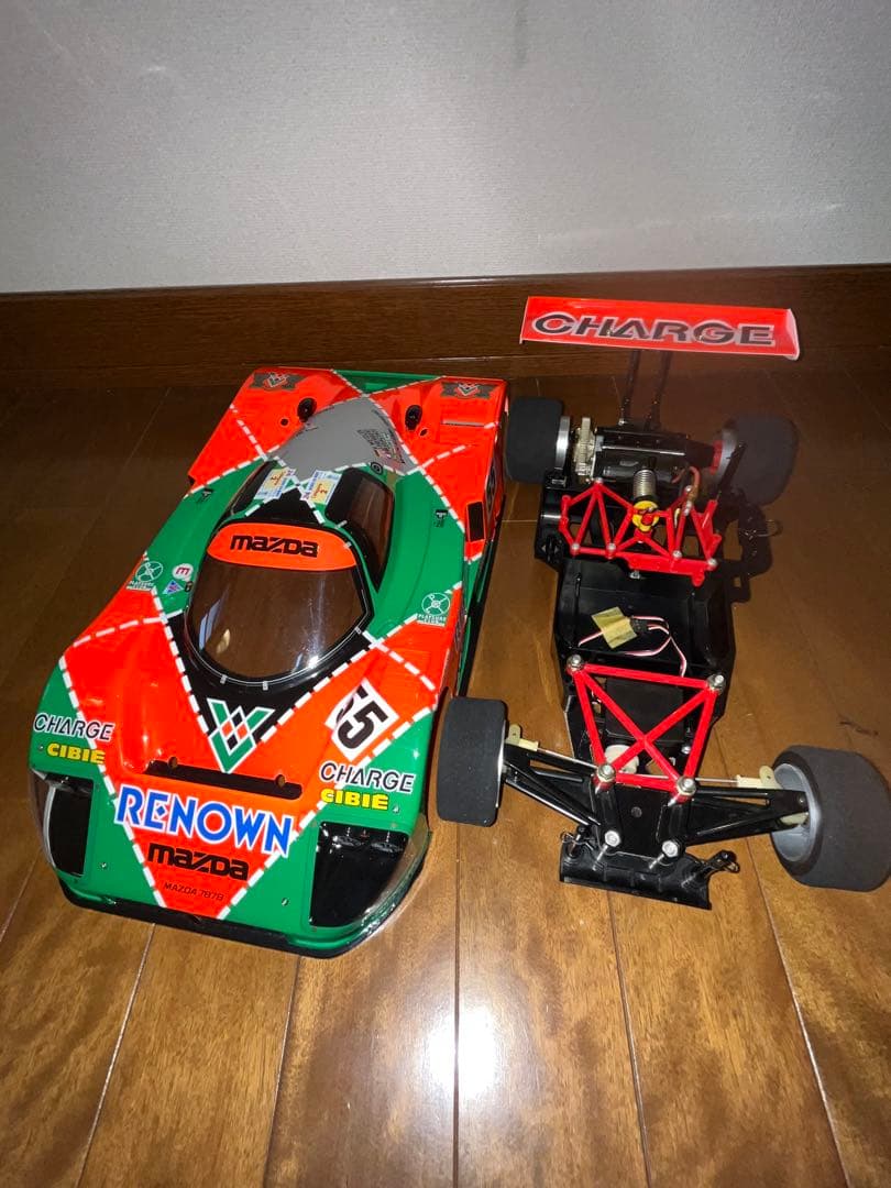 タミヤ 1/10 Cカーシャーシ　マツダ 787B 1/10