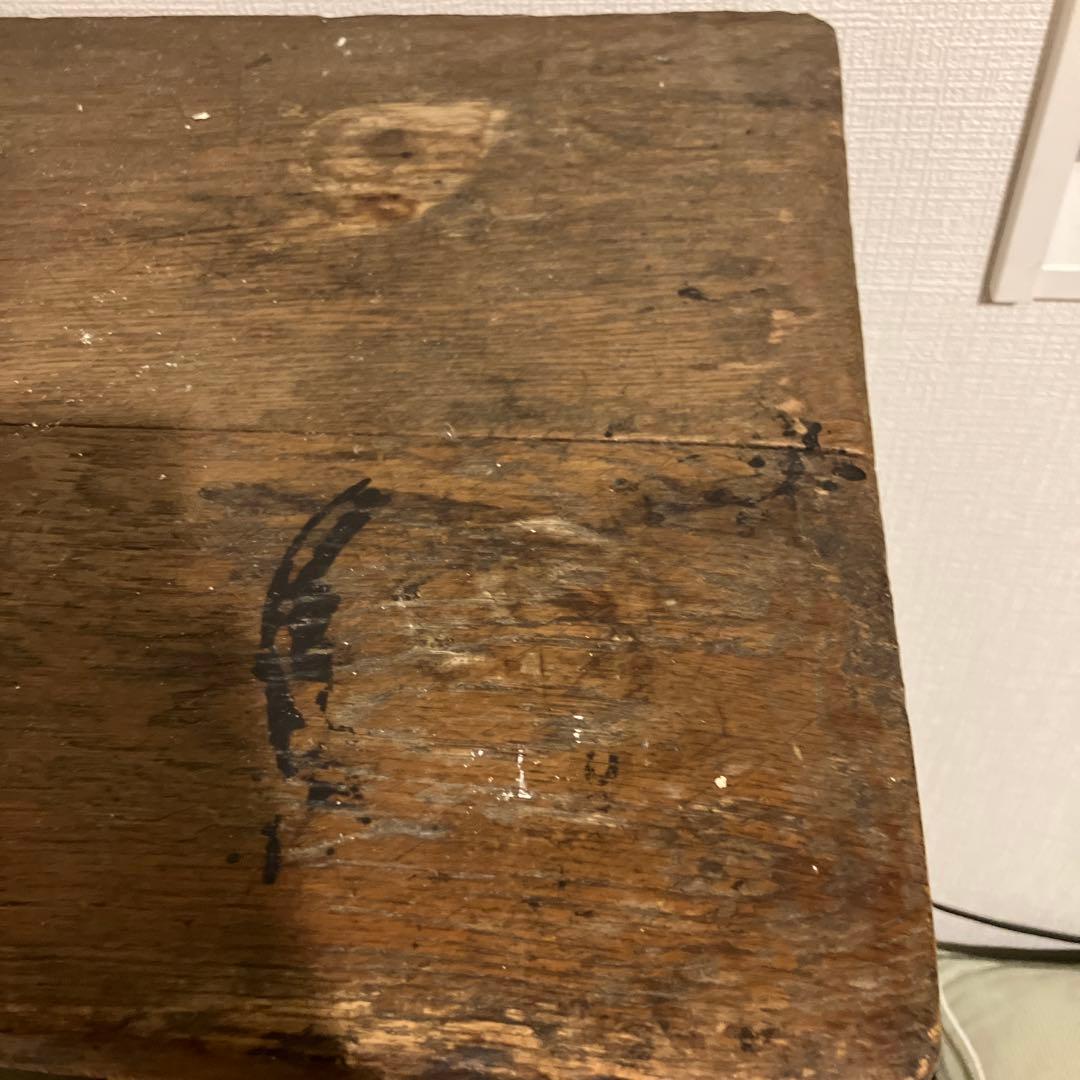 年明けセール！木製机デスク　アンティーク　ヴィンテージ　昭和レトロ
