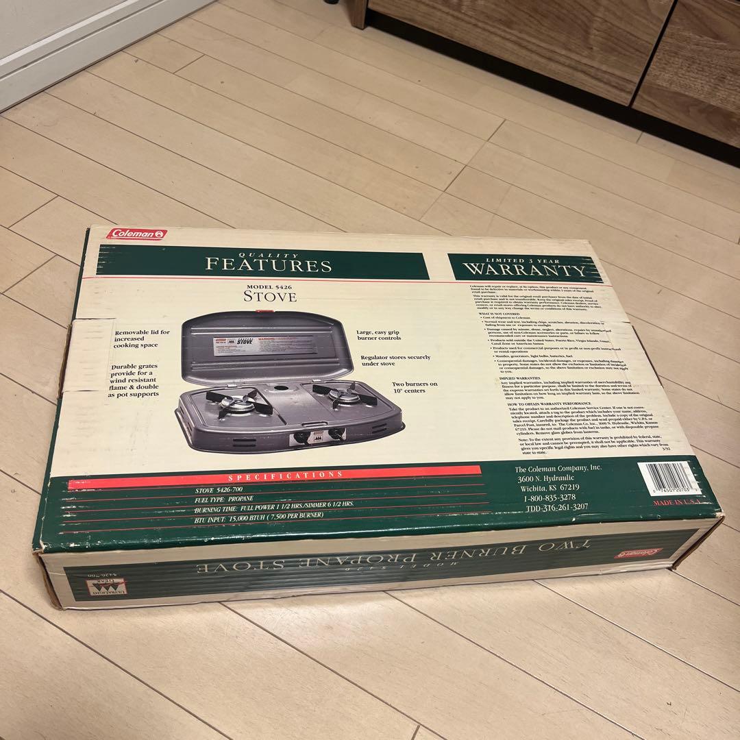 バーベキュー・調理用品 New Coleman Model54262BurnerPropaneStove