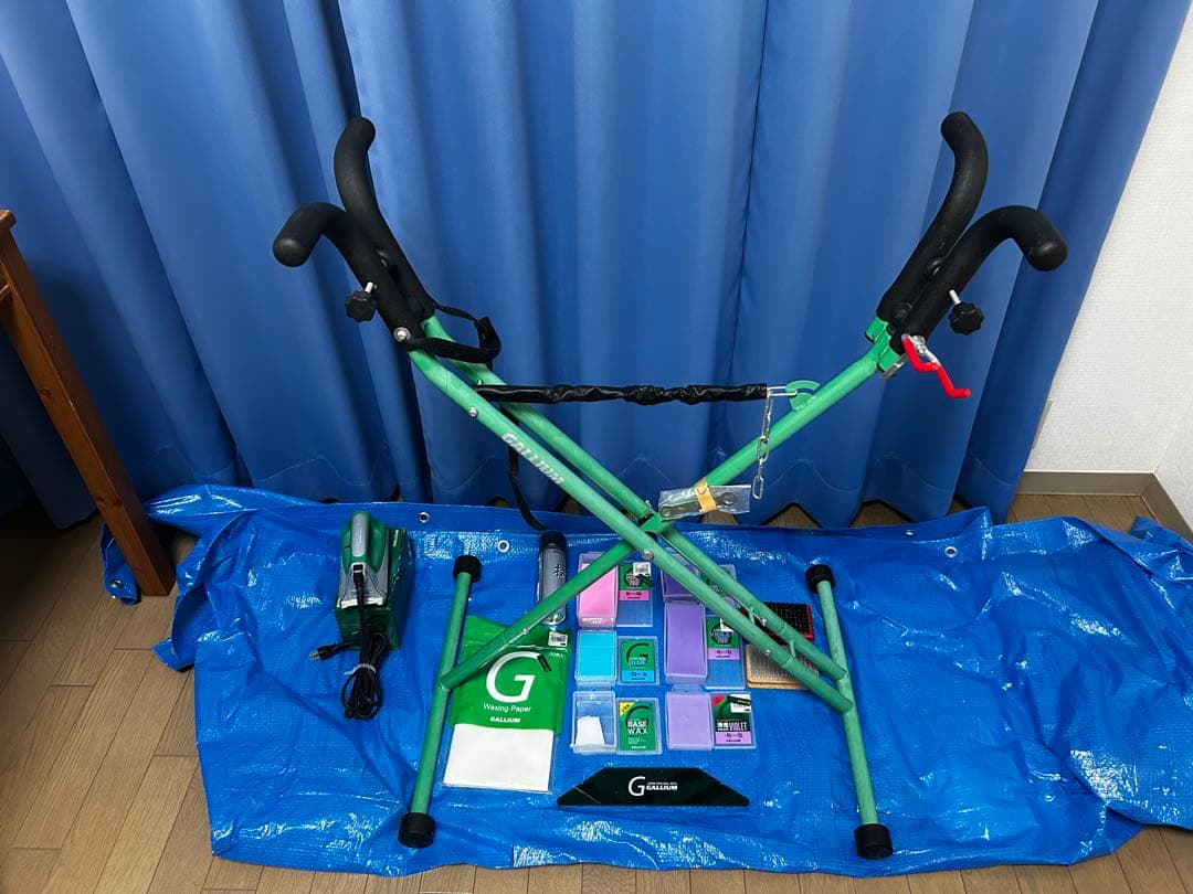 GALLIUM スタンドスノーボードメンテナンスセット ワックス未使用品あり