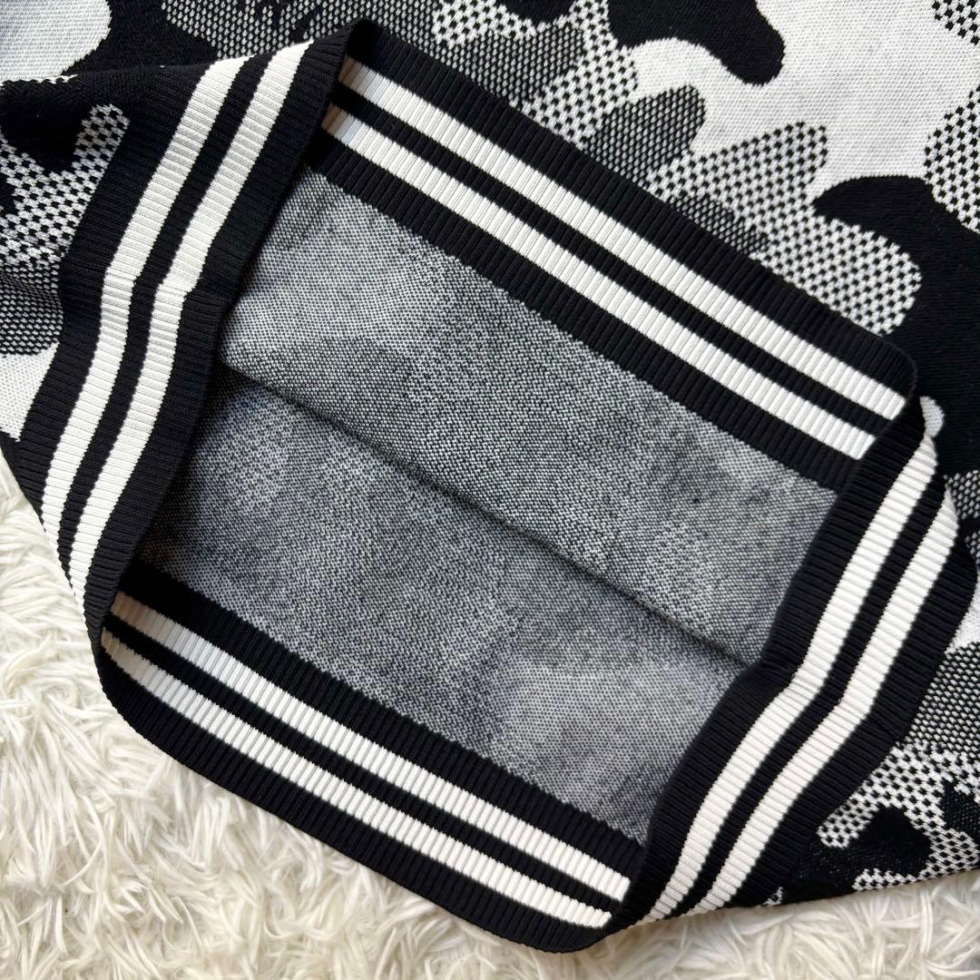 XL 未使用級✨PEARLYGATES カシミヤ100% ニット 迷彩 カモフラ