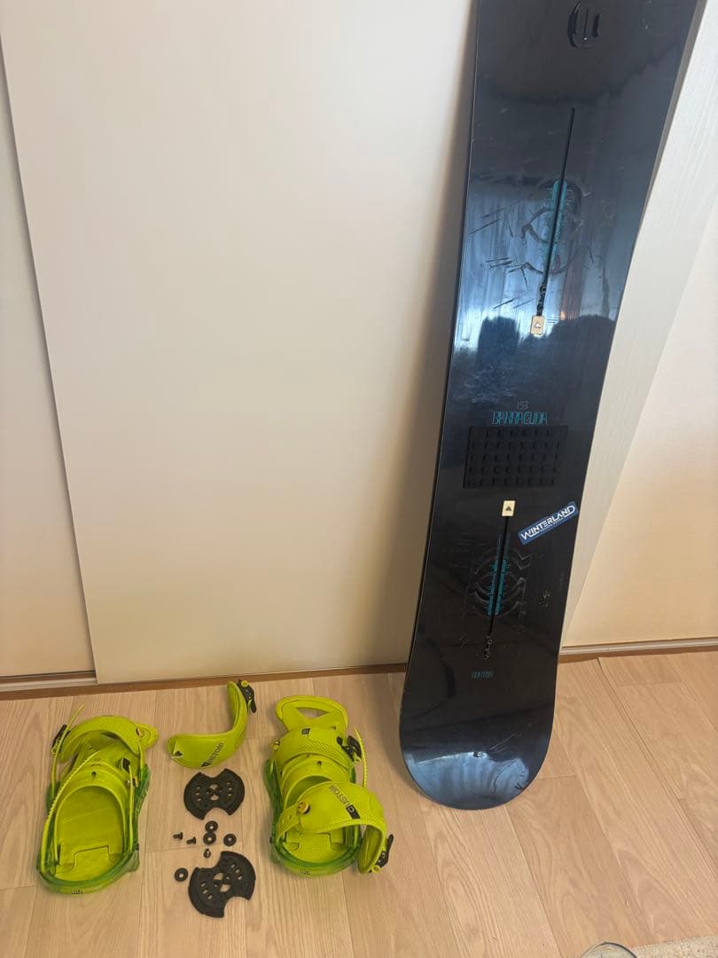 バートンスノーボードセットバラクーダ　153センチ