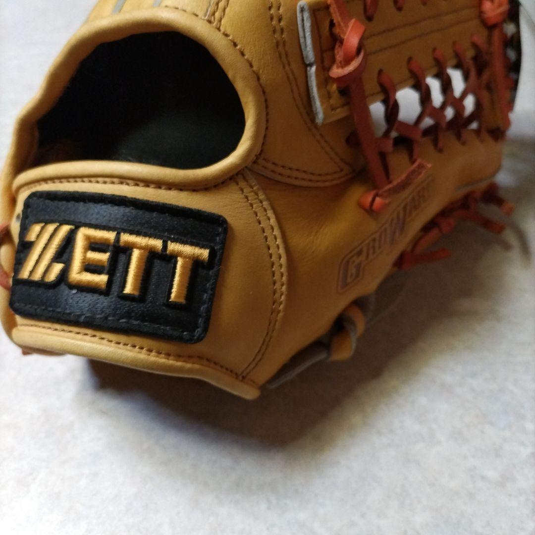 ZETT 軟式野球グローブ GROWARD ブラウン