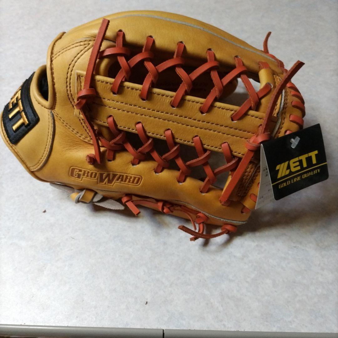 ZETT 軟式野球グローブ GROWARD ブラウン