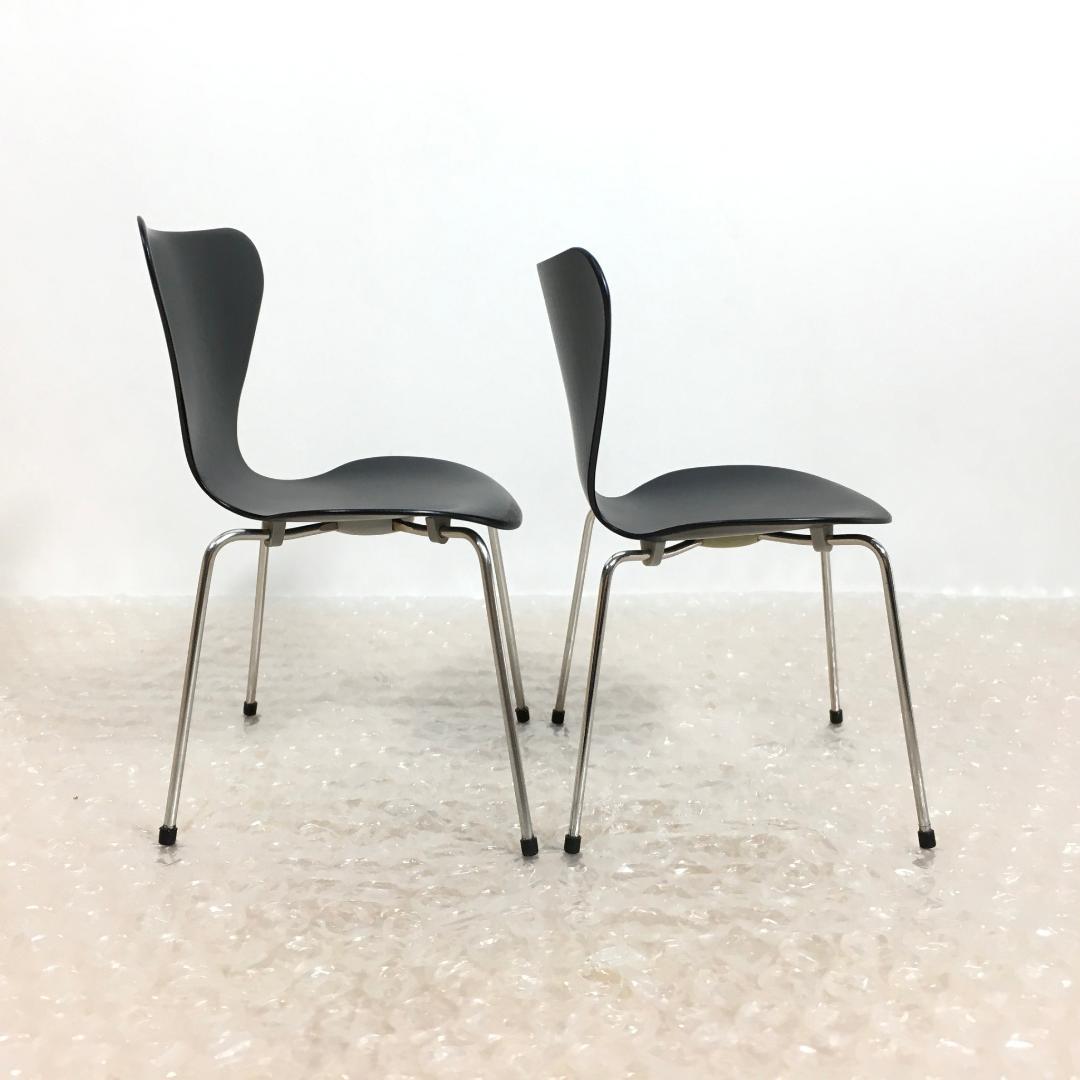 ○[美品] デンマーク 1:6Design社 アルネ・ヤコブセン セブンチェア