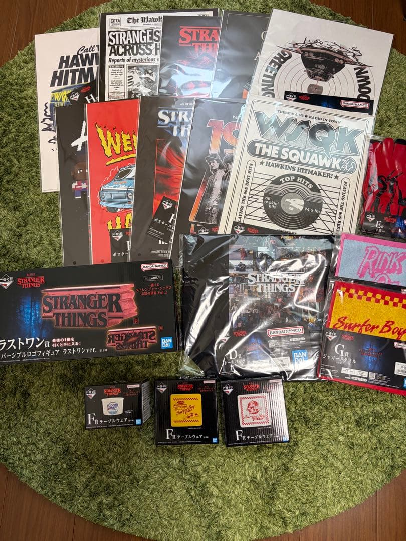 ストレンジャー・シングス 1番くじ ラストワン賞 他 18点
