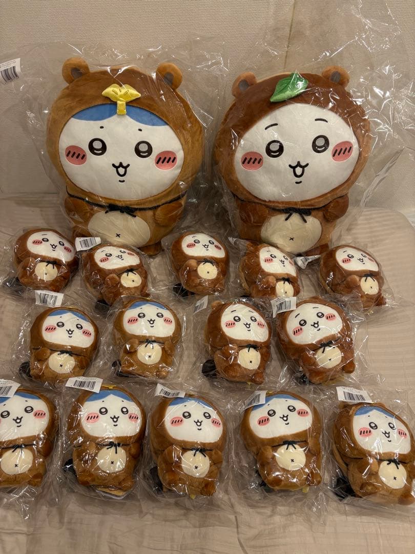 ちいかわ たぬきだもんくじ セミコンプリート(A賞及びB賞うさぎを除く全て)