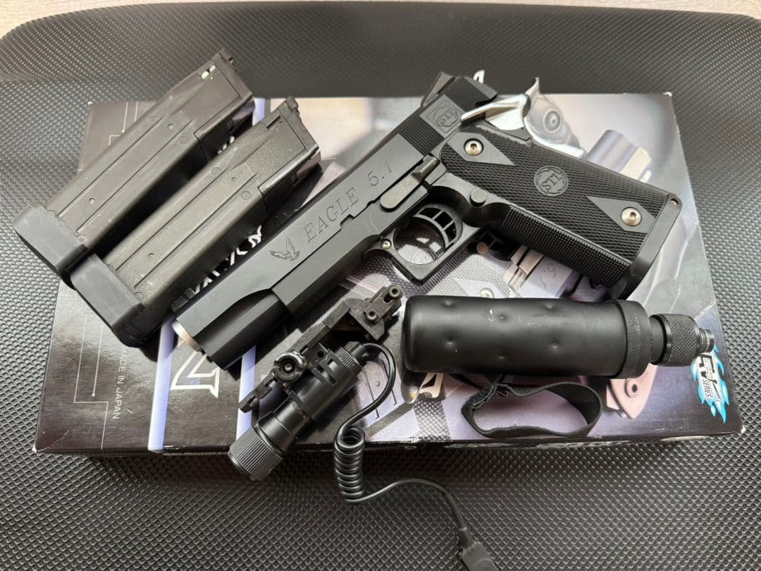 KSC EAGLE 5.1 STI TITAN(カスタム済み)/ガスブローバック