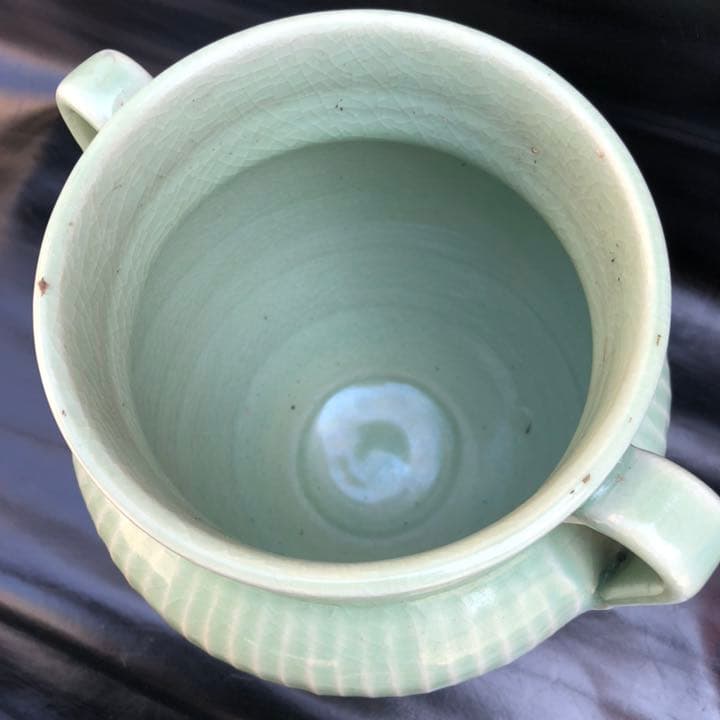 究極の美◼️蔵から超可愛らしい西洋アンティークの水瓶、花瓶が出て来ました、花道具