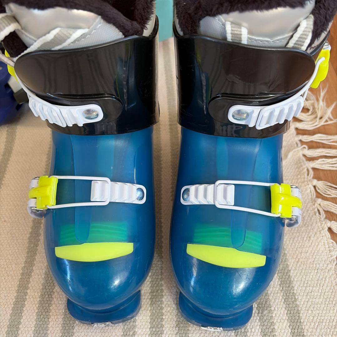 値下がり❣️子供用 スキー 4点セット バインディング、ストック、ブーツ20cm