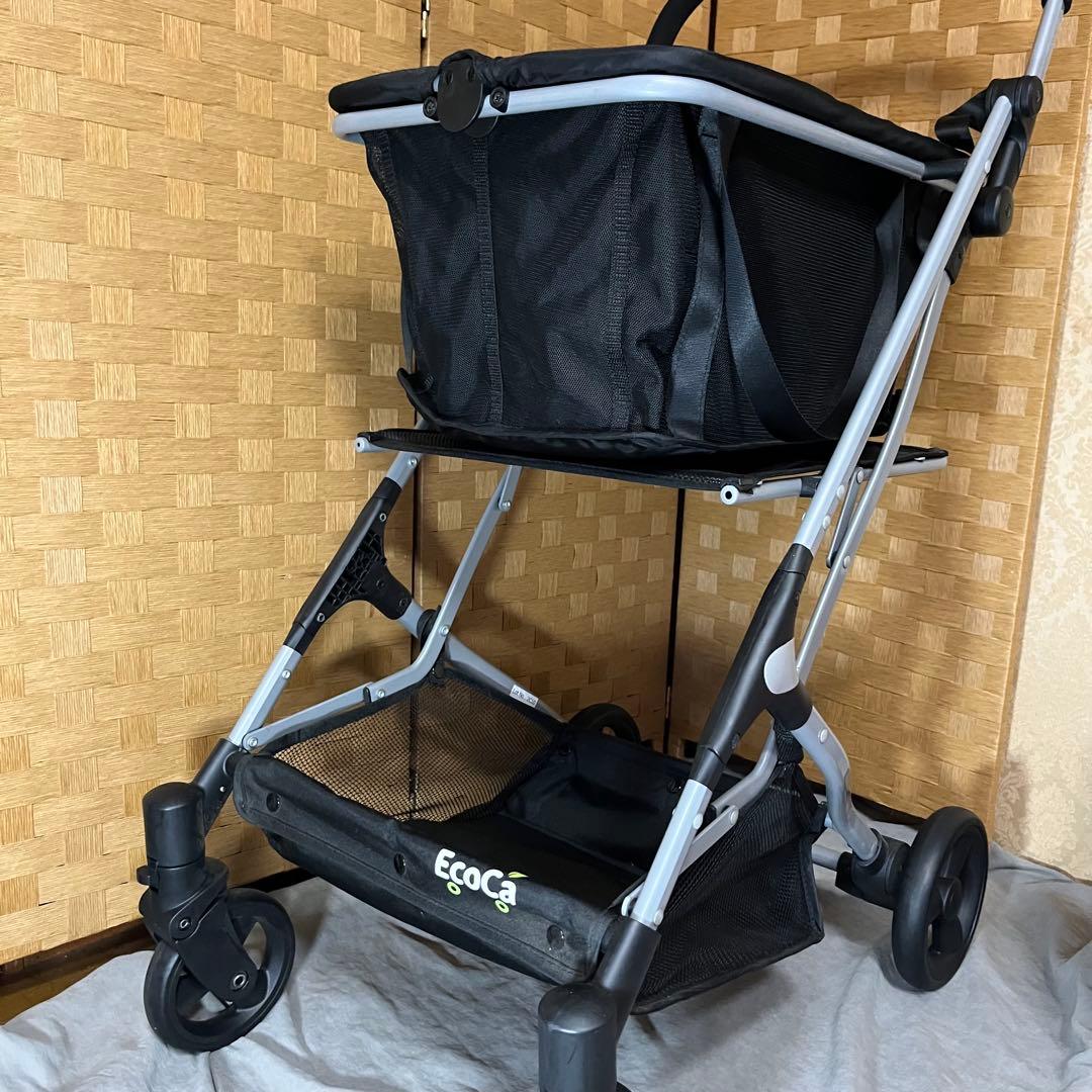ECOCa折りたたみショッピングカート ブラック