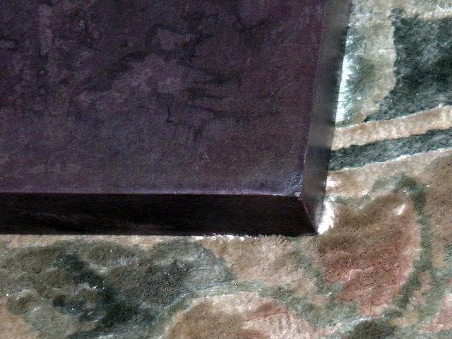 ♥中国　古硯　2400ｇ　箱付き　硯　骨董品