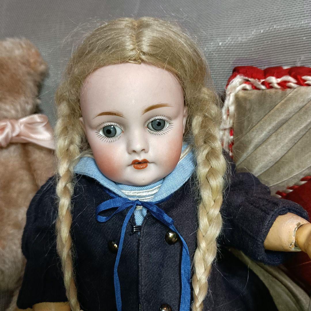 K3⭐アンティークドール　ケストナー143 　セーラー服の小さなお嬢さん