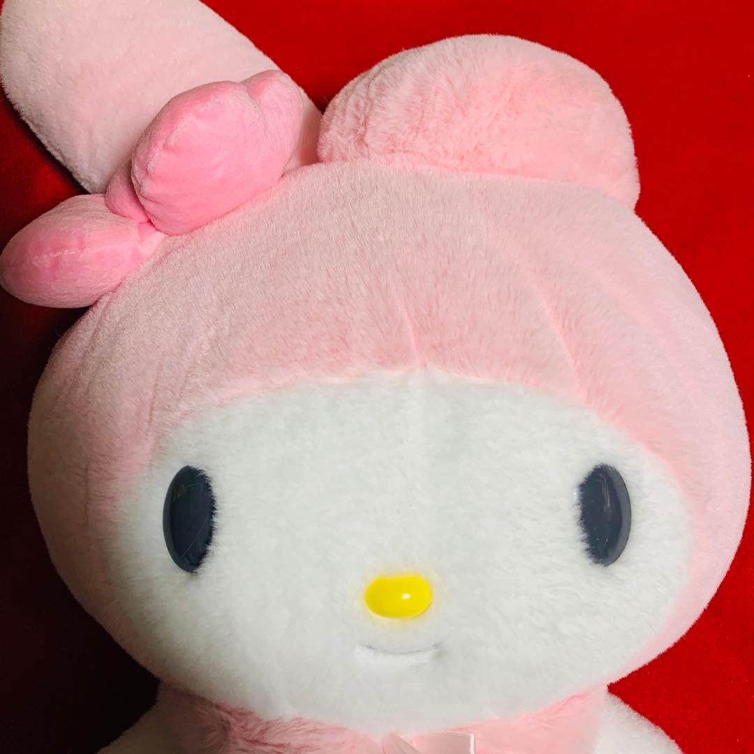 【新品未使用】マイメロ ほわほわぬいぐるみ 特大 BICサイズ 2L タグ付き