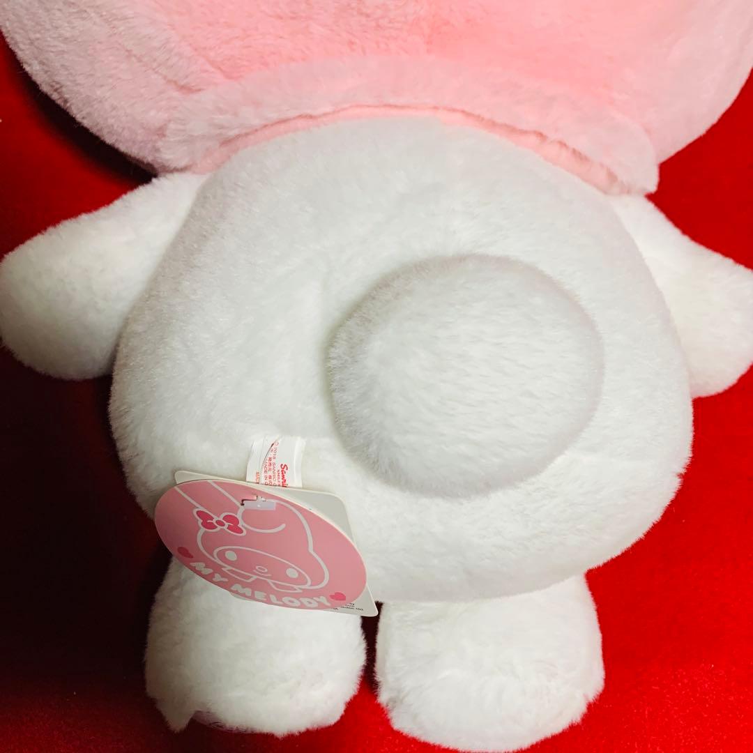 【新品未使用】マイメロ ほわほわぬいぐるみ 特大 BICサイズ 2L タグ付き