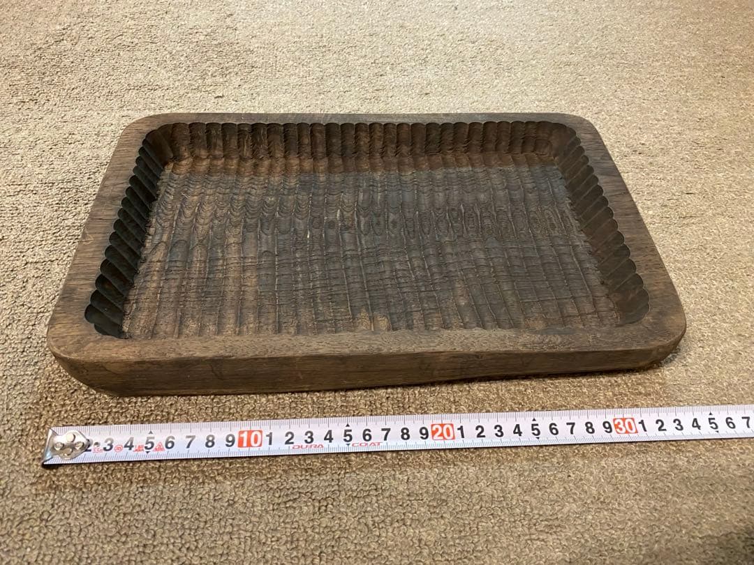 【お値下げ‼️⠀】我谷盆 栗材 1 古作写し