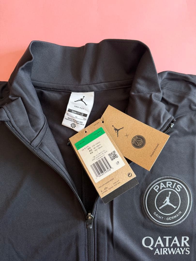 【新品タグ付】PSG × AIRJORDAN トラックジャケット セットアップ黒