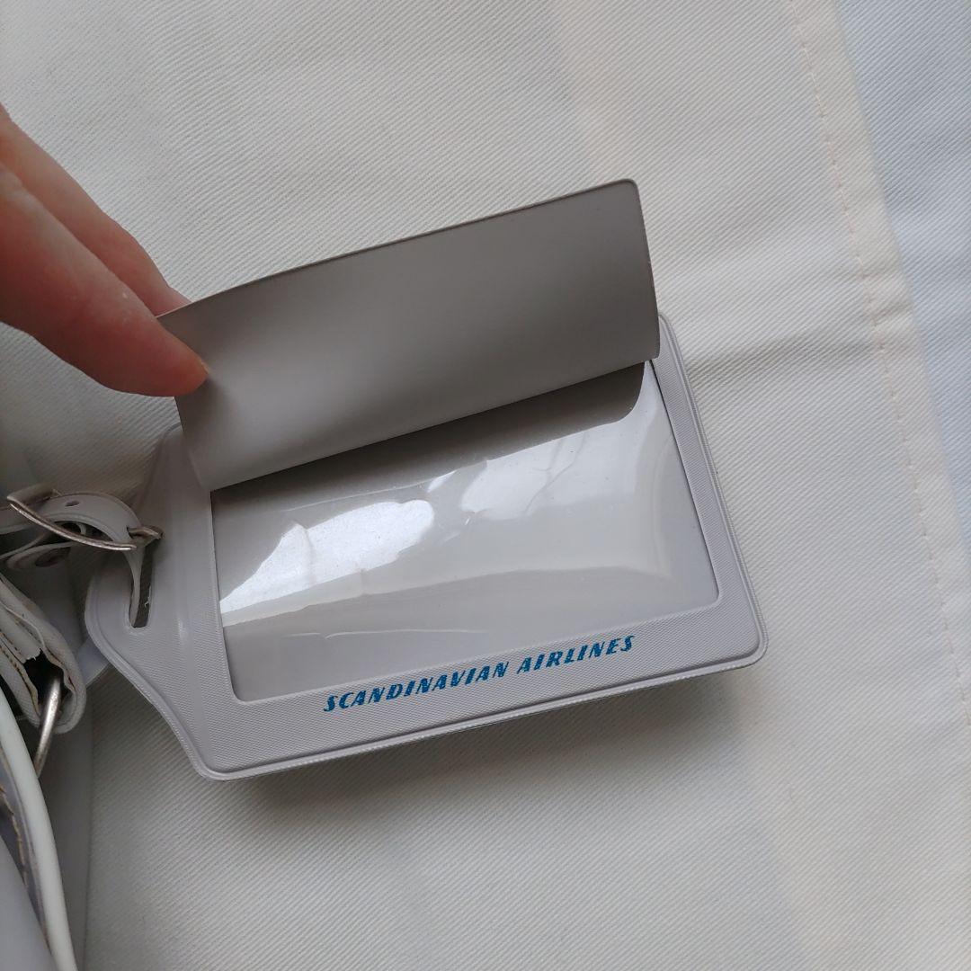 【ビンテージ】エアラインバッグ　スカンジナビア航空
