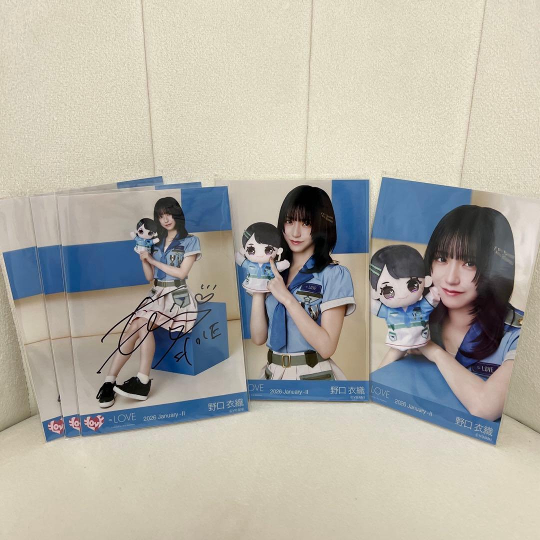 イコラブ 野口衣織 直筆 モーリーファンタジーコラボ コンプ