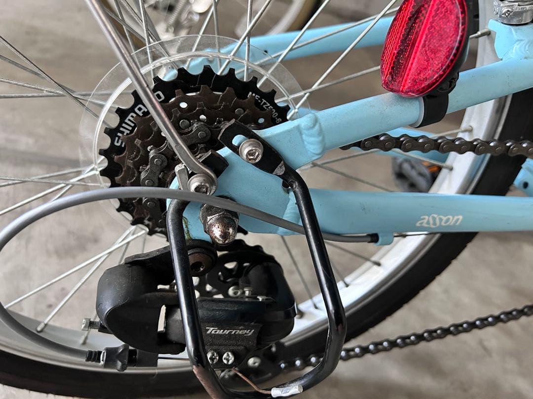 子供用自転車20インチ水色