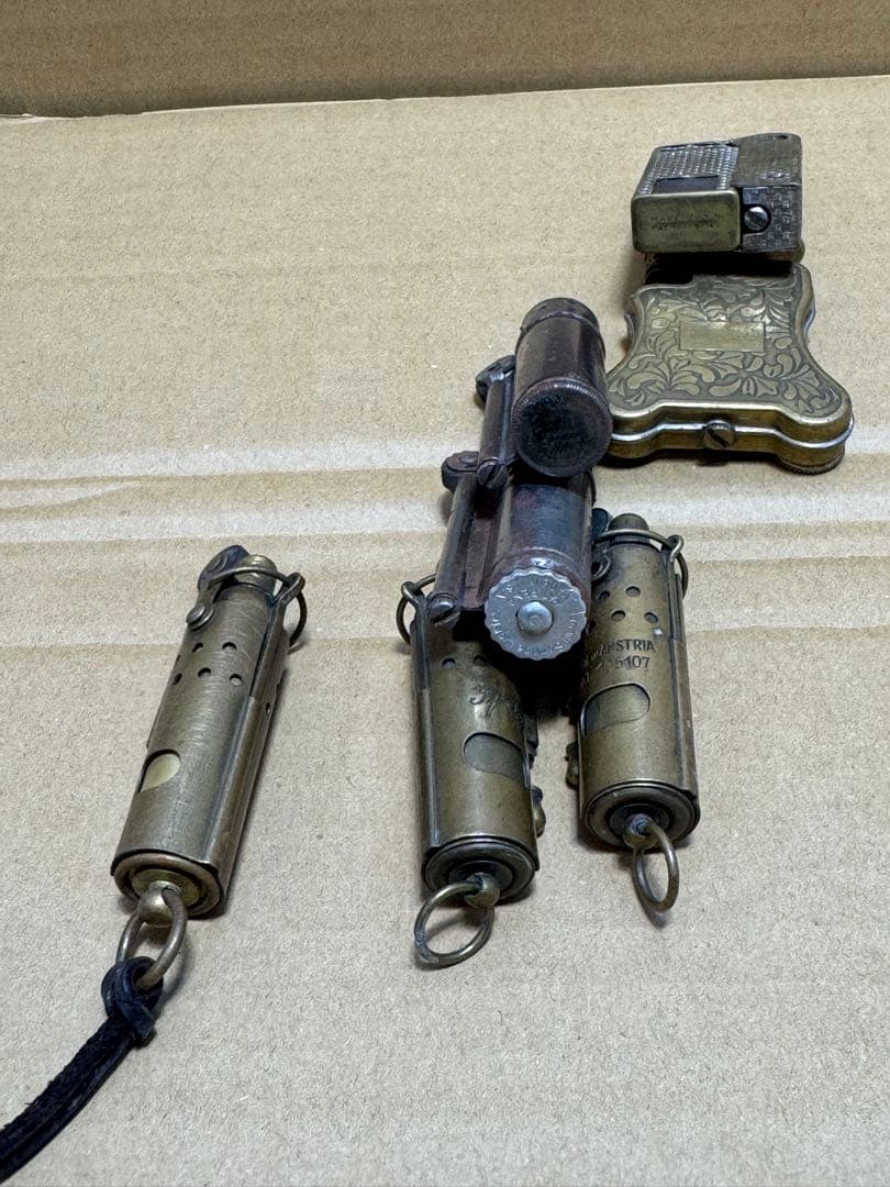 メタル製ライター まとめ　7台