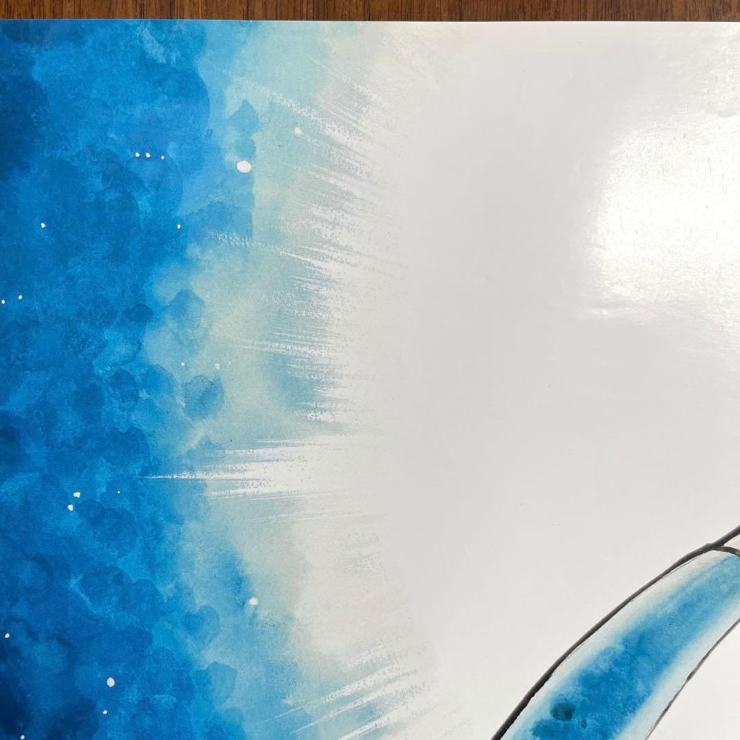 野球狂の詩　B2ポスター　水島新司　水原勇気 販促非売品　未使用