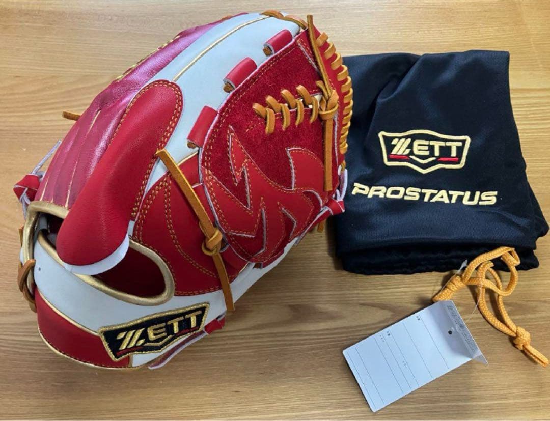 【新品】ZETT プロステイタス　根尾モデル　軟式　グラブ　投手用