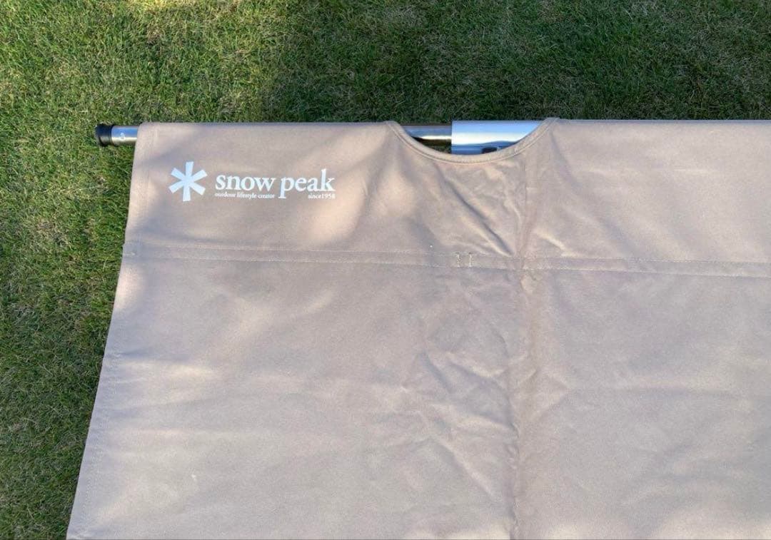 スノーピーク　折りたたみ式コット ベージュ