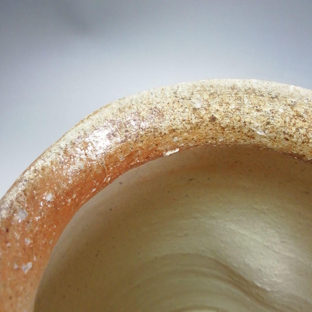 Ｓ３００　花入『信楽耳付花入』『古来窯　上田光春』　共箱　花瓶　茶道具