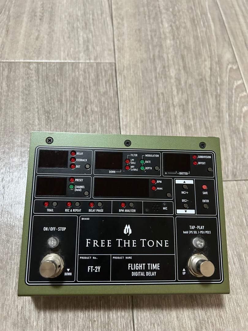 FREE THE TONE FT-2Y FLIGHT TIME デジタルディレイ