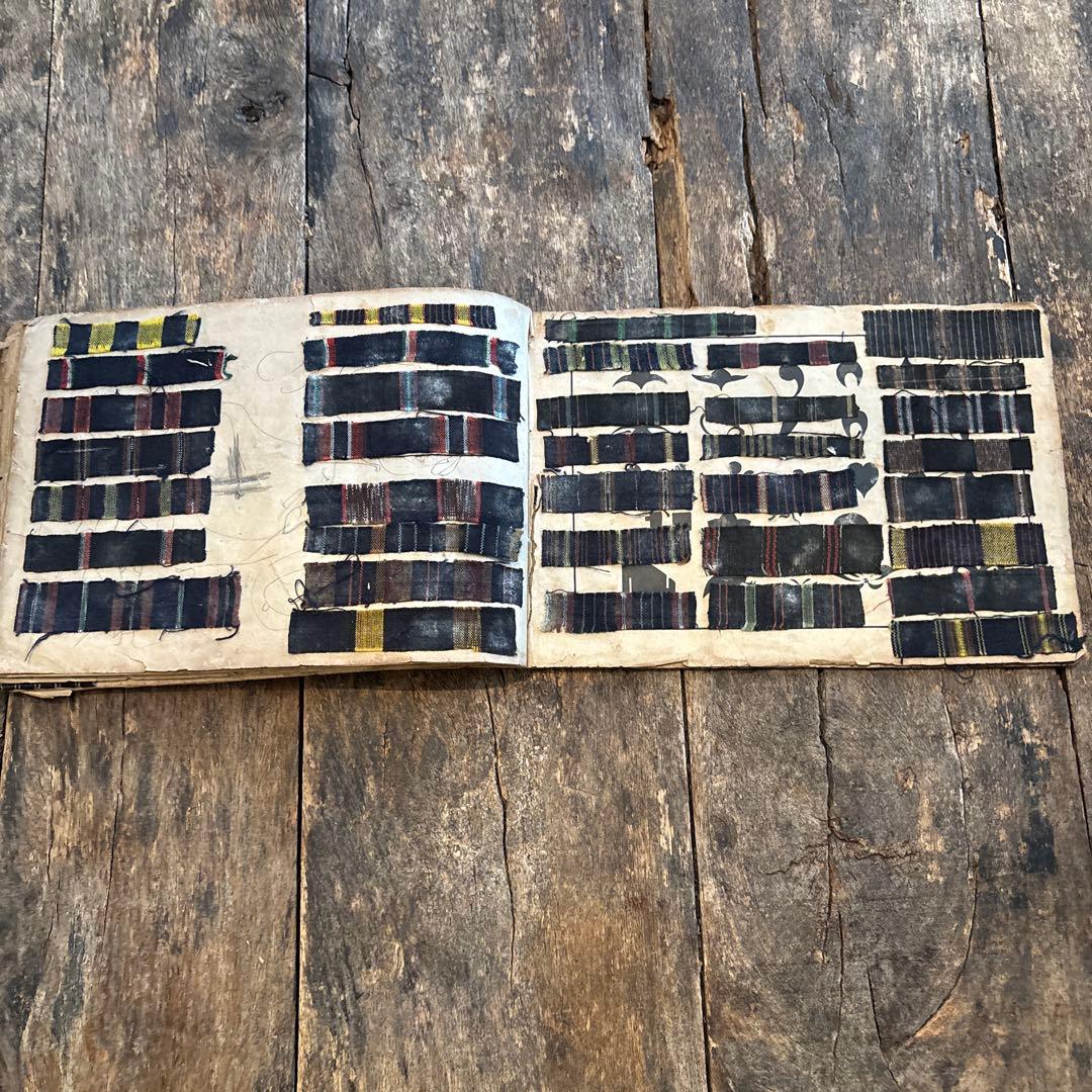 希少◆縞帳❷縞　襤褸　骨董