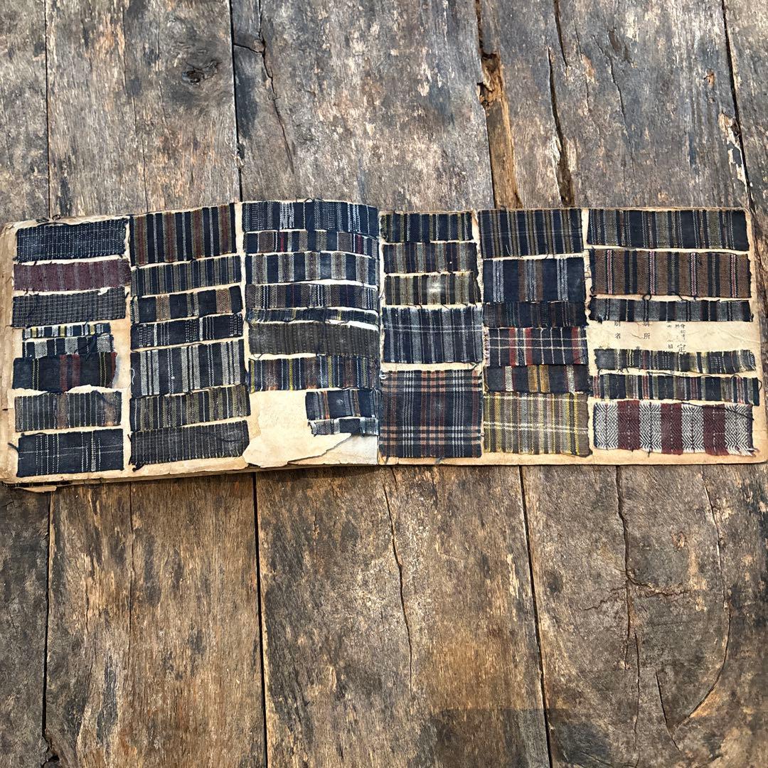 希少◆縞帳❷縞　襤褸　骨董