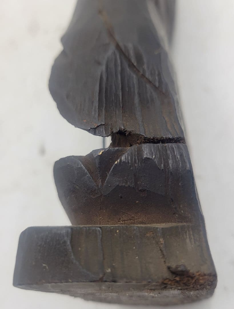 時代物　木彫　地蔵菩薩像　江戸時代　仏教美術　骨董品　美術品