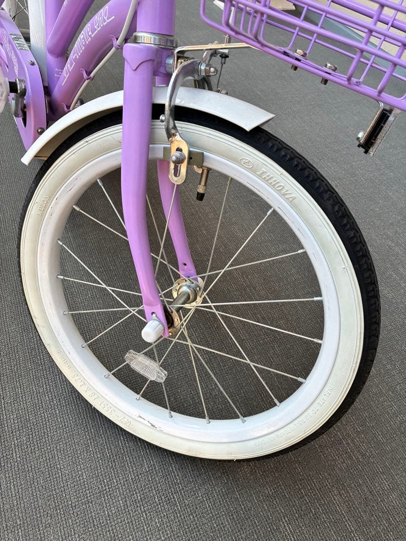 y*a様 子供用自転車 18インチ パープル　受け渡し希望