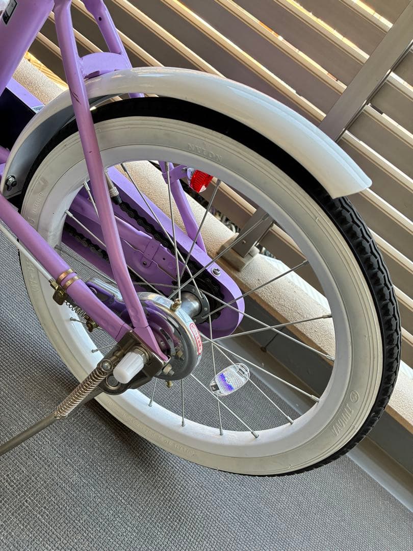 y*a様 子供用自転車 18インチ パープル　受け渡し希望