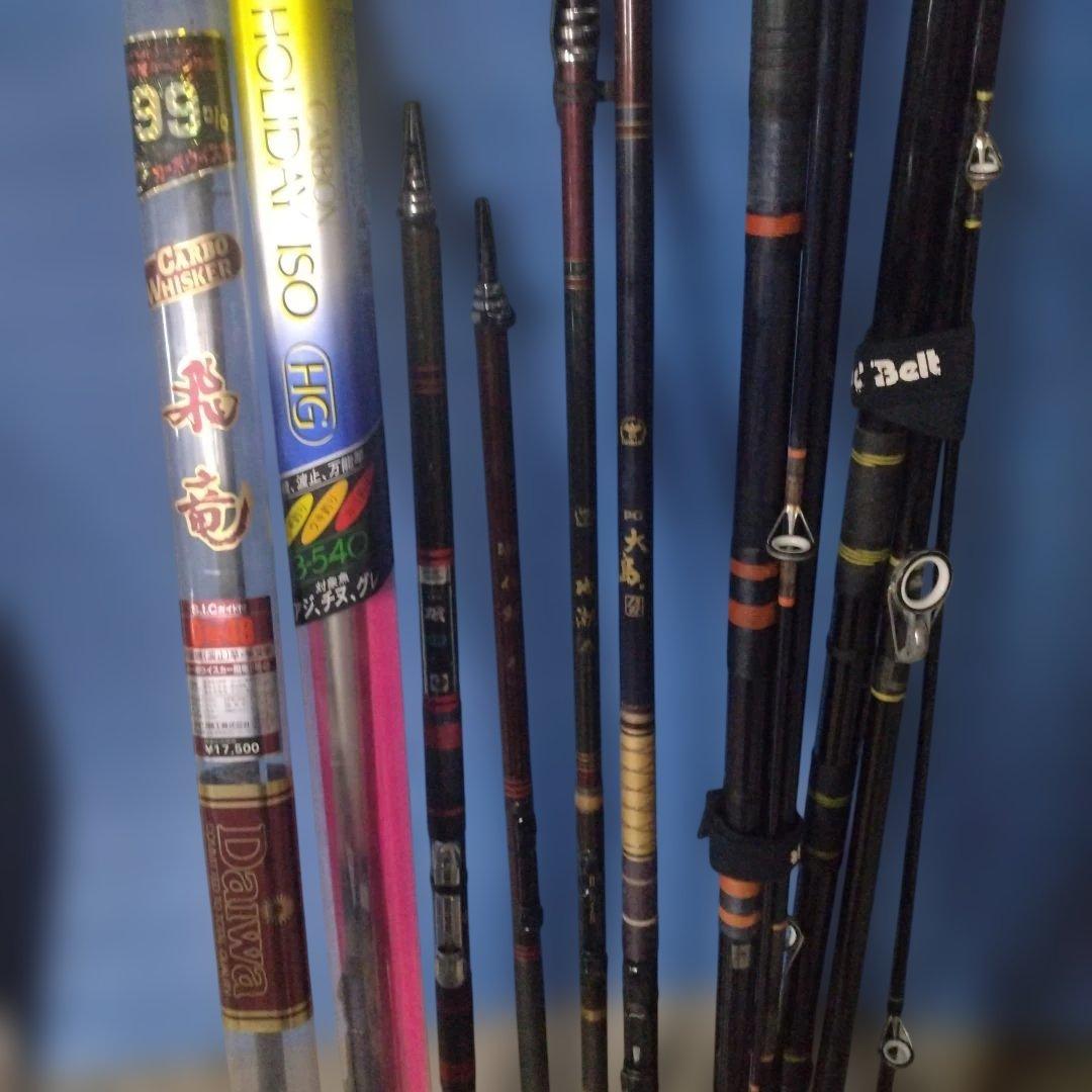 まとめ買い8本セットです。釣り竿。飛竜 48 。 10.0ft S.I.Cガイド