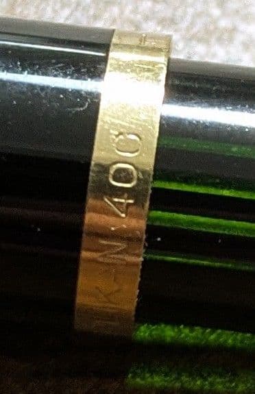 PELIKAN 万年筆 400NN 14金 ヴィンテージ ブラック ゴールド