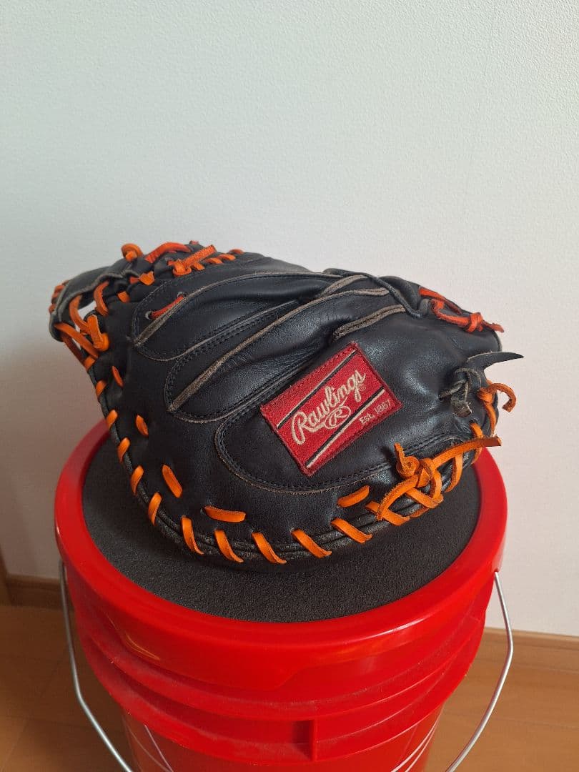 Rawlings 軟式グローブ 黒　キャッチャーミット中古