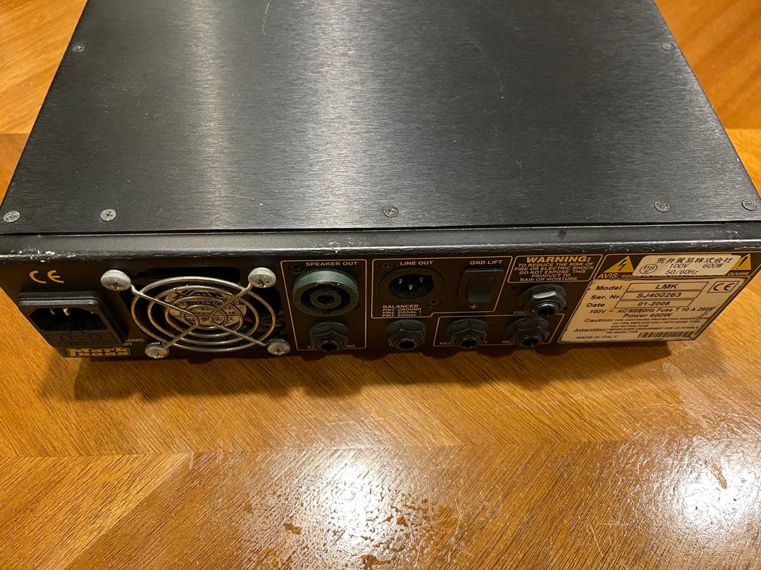 【ジャンク】Markbass ベース アンプヘッド LMK バッグ付き