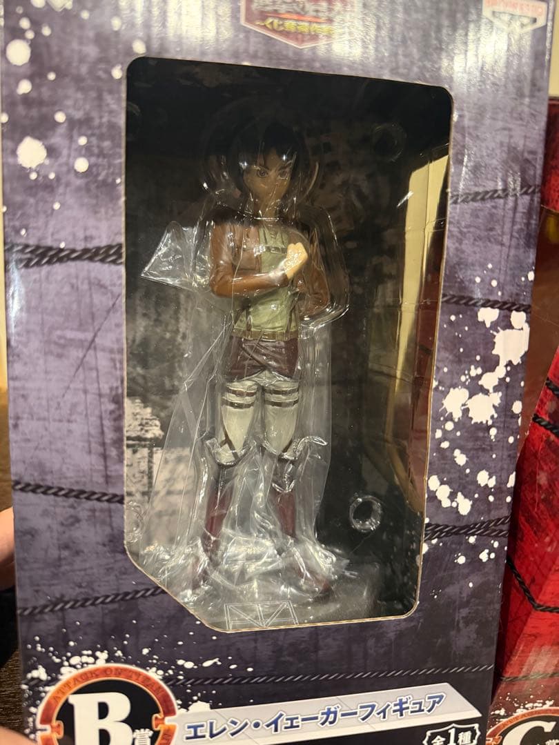 一番くじ 進撃の巨人 フィギュア 〈B賞エレン & C賞ミカサ〉セット