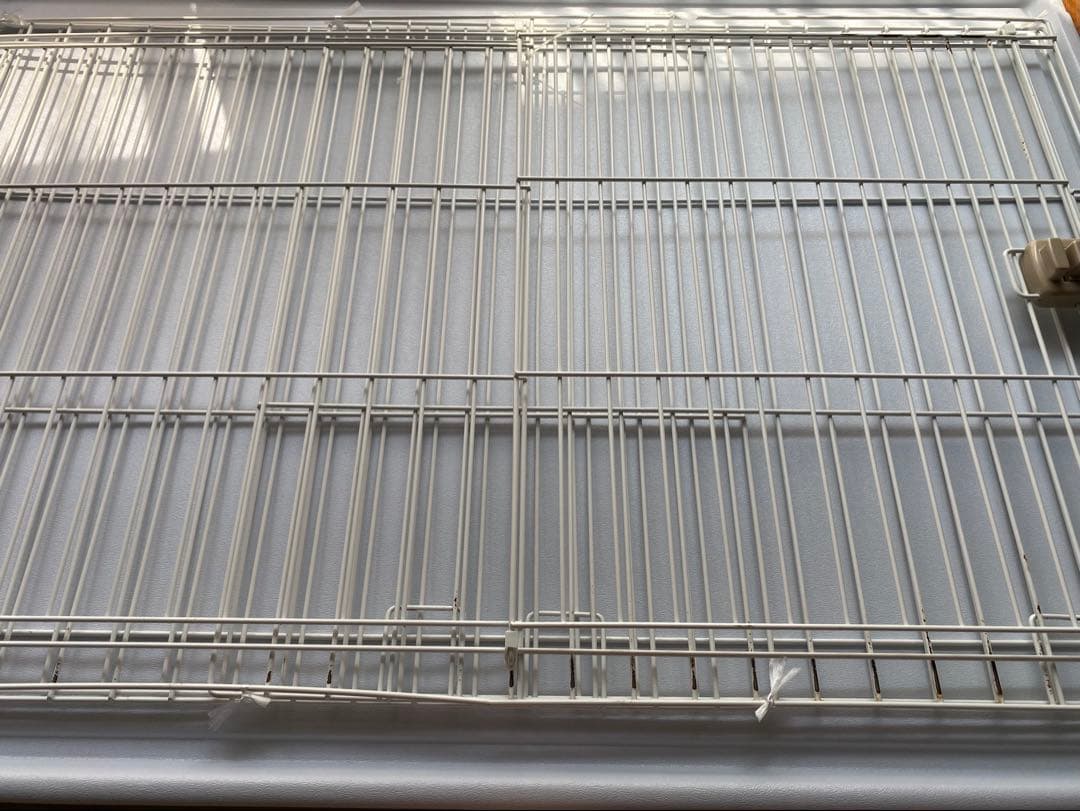 ホワイトペットサークル 組み立て式扉付き