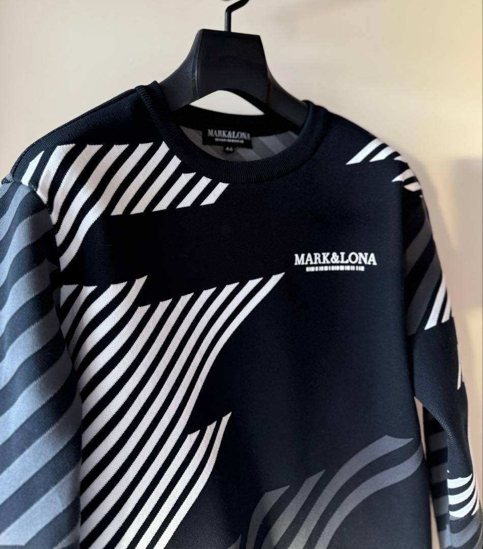 美品 ★ MARK&LONA ニット セーター マーク&ロナ 正規品 ブラック