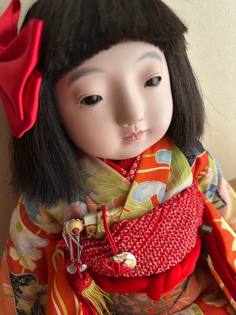 市松人形　日本人形　52センチ