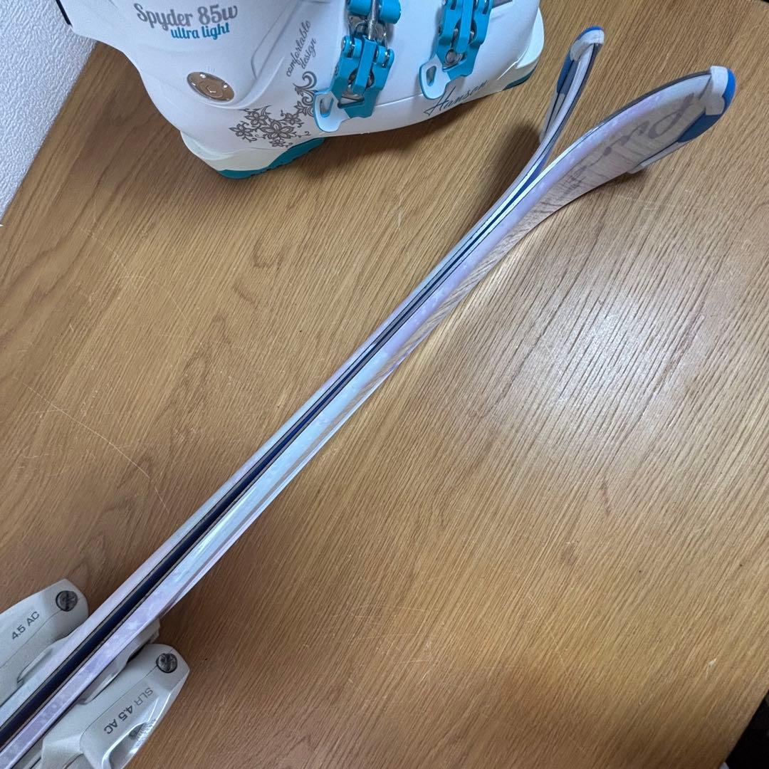 レディース　ジュニア　未使用　ほぼ新品スキーセット　Hanson23-23.5㎝