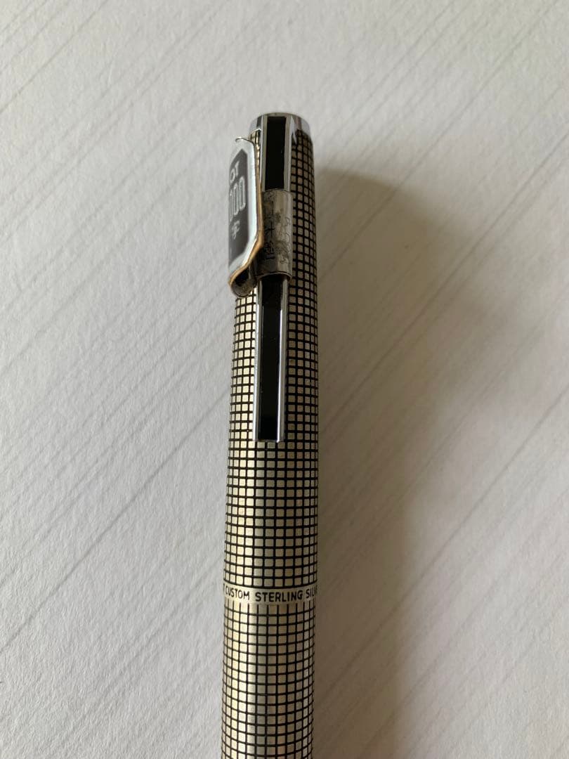 PILOT（パイロット） カスタム スターリングシルバー 万年筆 18K ペン先