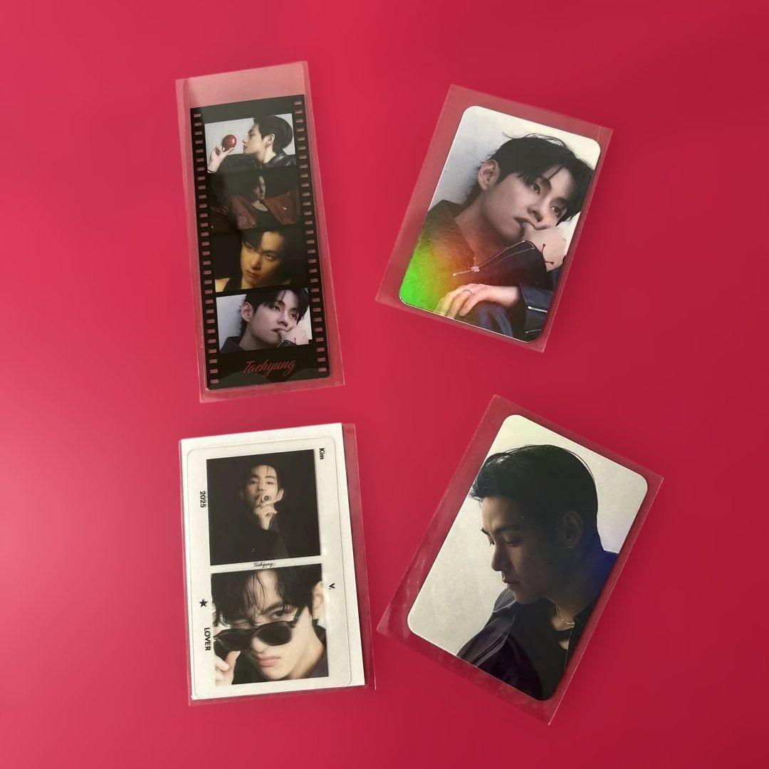 BTS V フィルムブックマーク・フォトカード•ロングステッカー•ステッカー