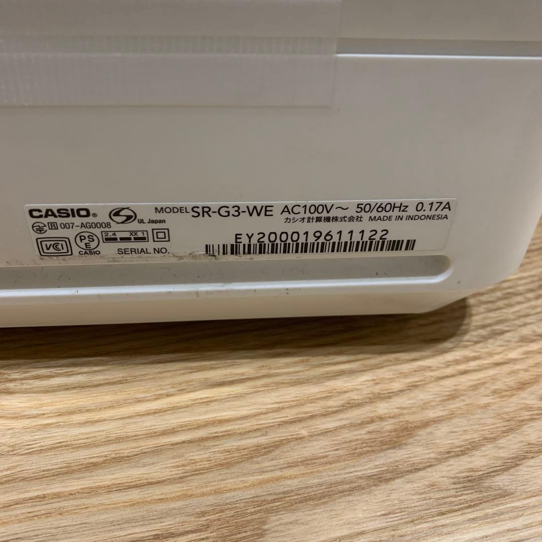 CASIO SR-G3 レジスター キャッシュドロワー付き