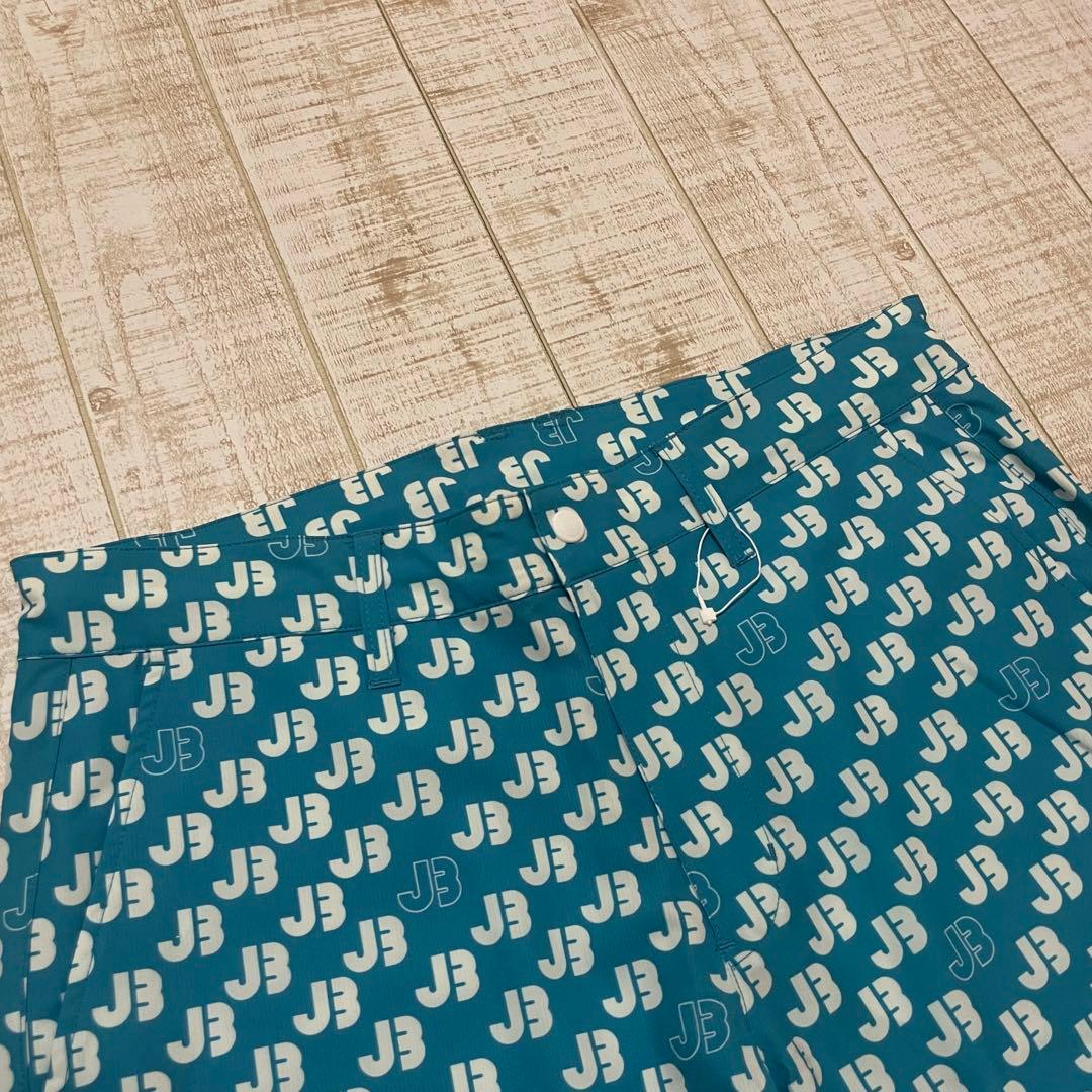 新品 ジャックバニー ロングパンツ JBロゴ ブルー Lサイズ （5）