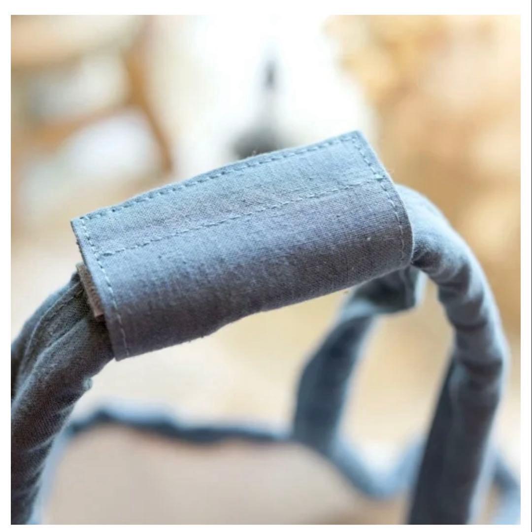 blue bleu bleue フレンチファブリック・キャリーバッグ